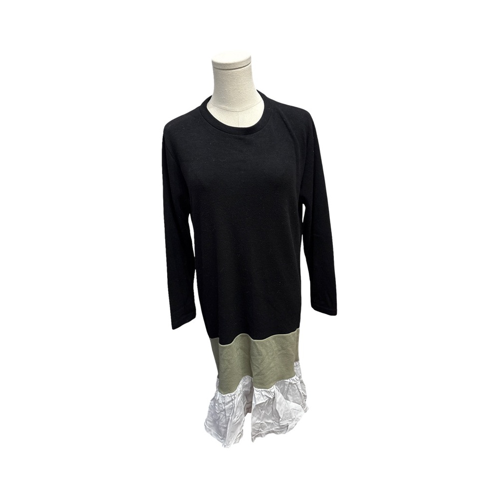Black ruffle bottom dress - size M/L